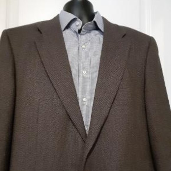 Saks Fifth Corneliani Green Blue Hue Sports Coat - Picture 2 of 13